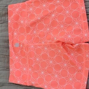 5" IAB "I Am Becoming" Manufacturing No Ride, Shorts, Size S, Orange Geometric